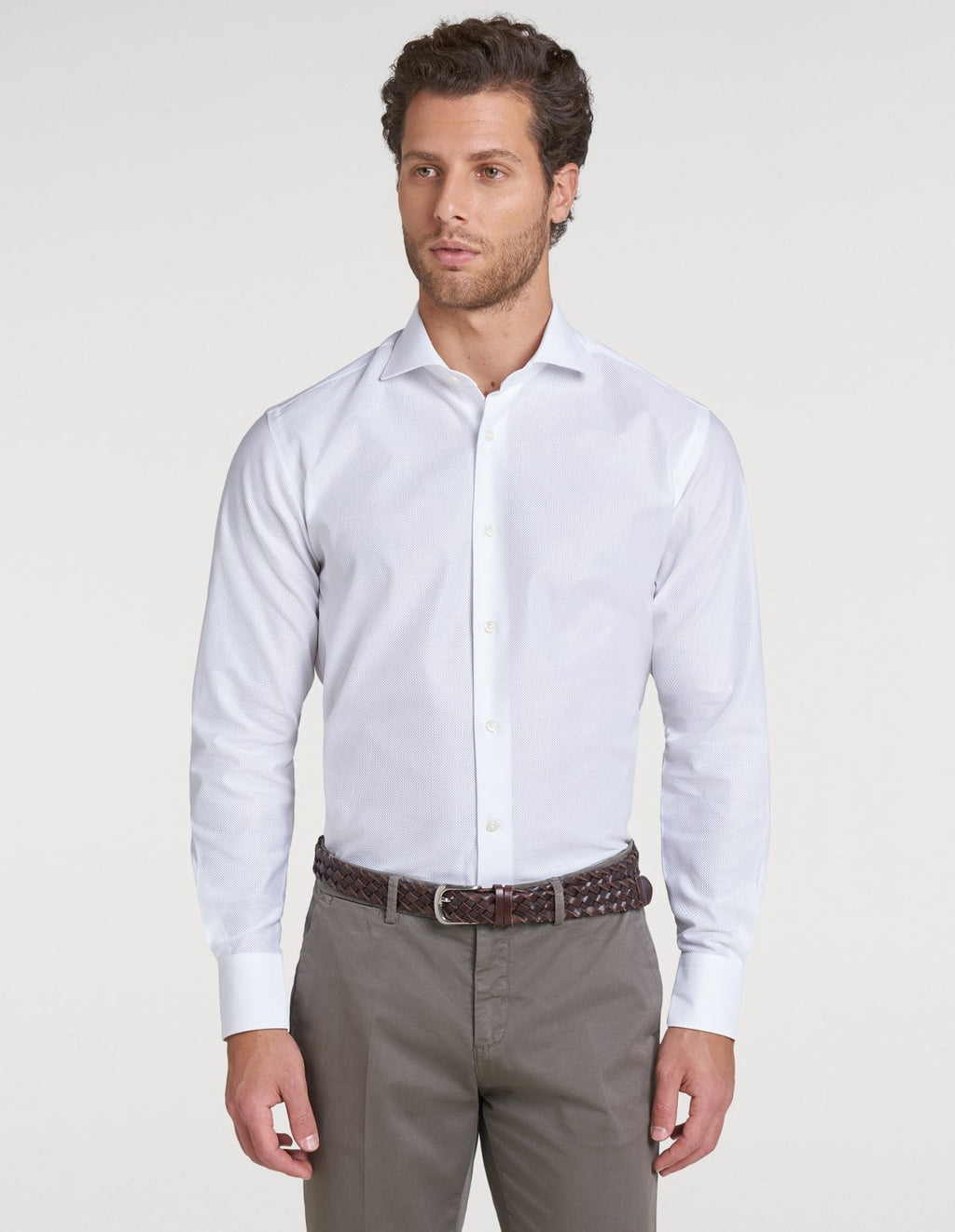 Camicia in cotone cellulare