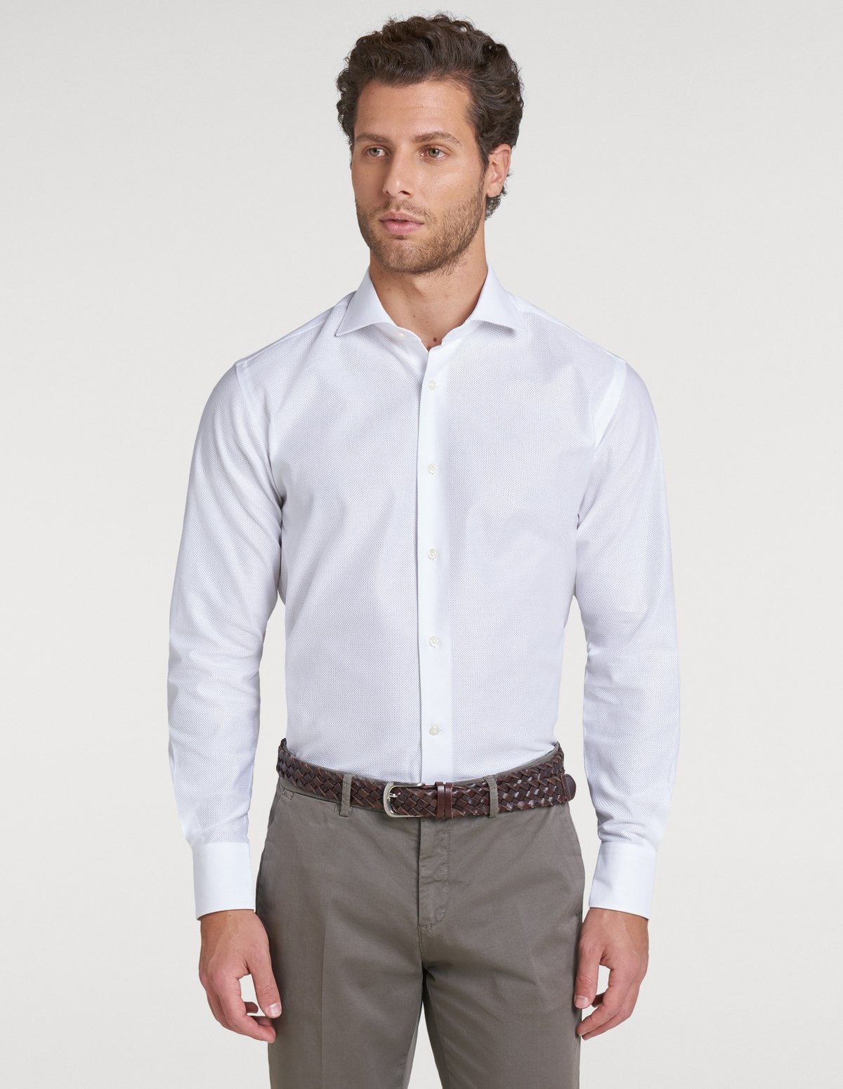 Camicia in cotone cellulare