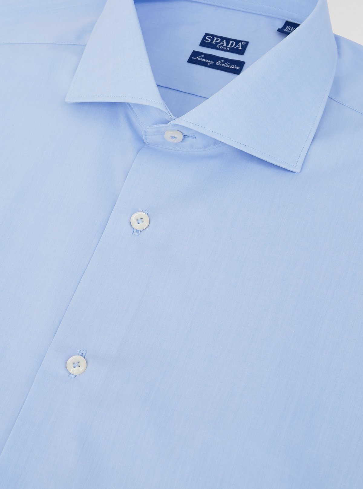 Camicia in cotone tinta unita