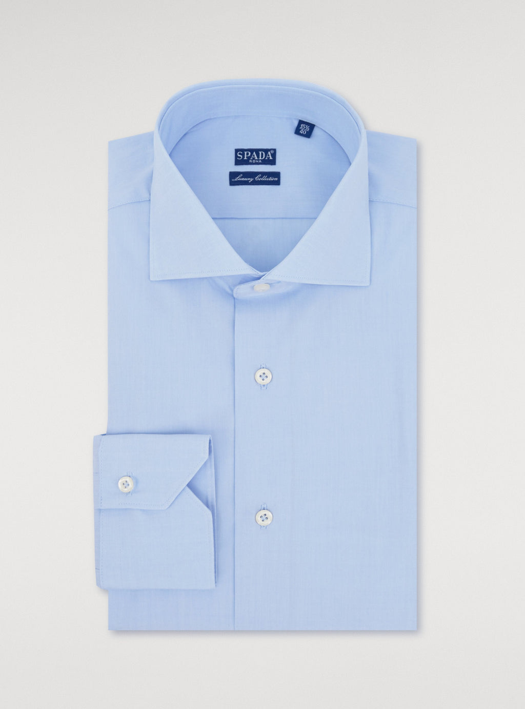 Camicia in cotone tinta unita