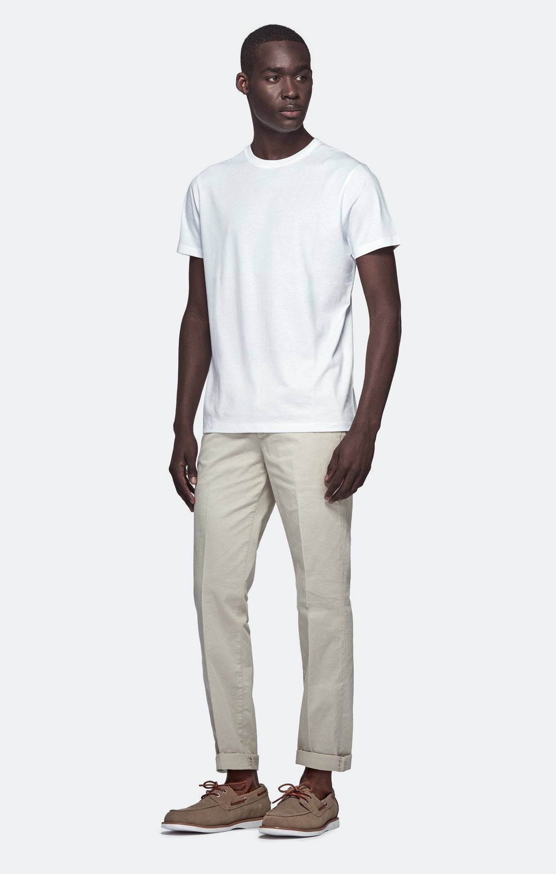 T-shirt tinta unita in cotone-1