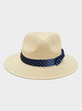 Tie-pattern hat