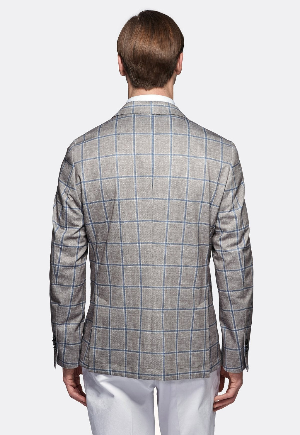 Patterned plaid jacket