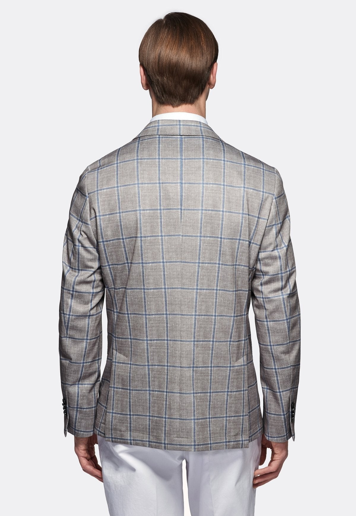 Patterned plaid jacket