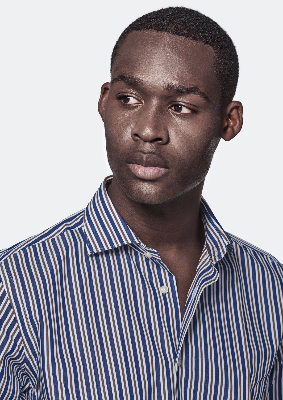 Camicia multiriga in puro cotone-1